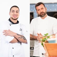 Rafael e Ljubomir Stanisic em Hell's Kitchen 