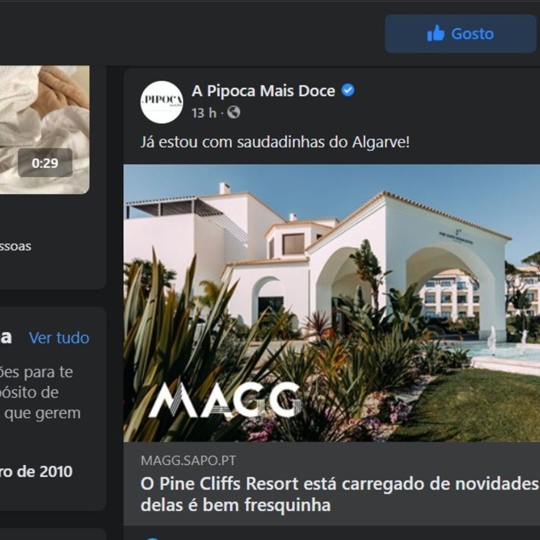 Ana Garcia Martins, Pipoca Mais Doce