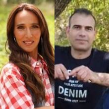 Ana Palma e o ex-amigo especial, o queijeiro Hélio 