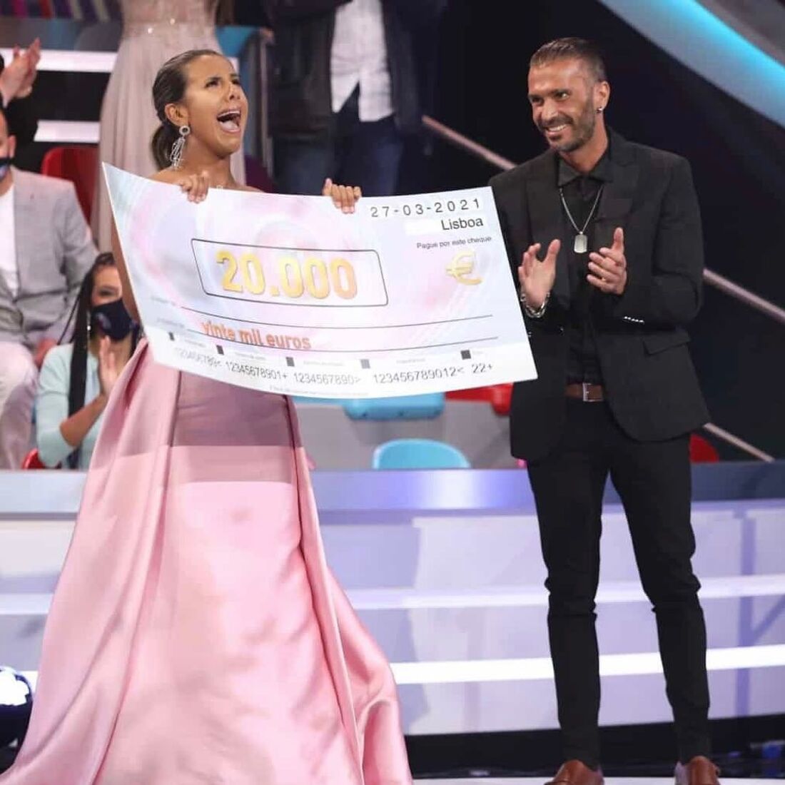 Joana Albuquerque e Bruno Savate