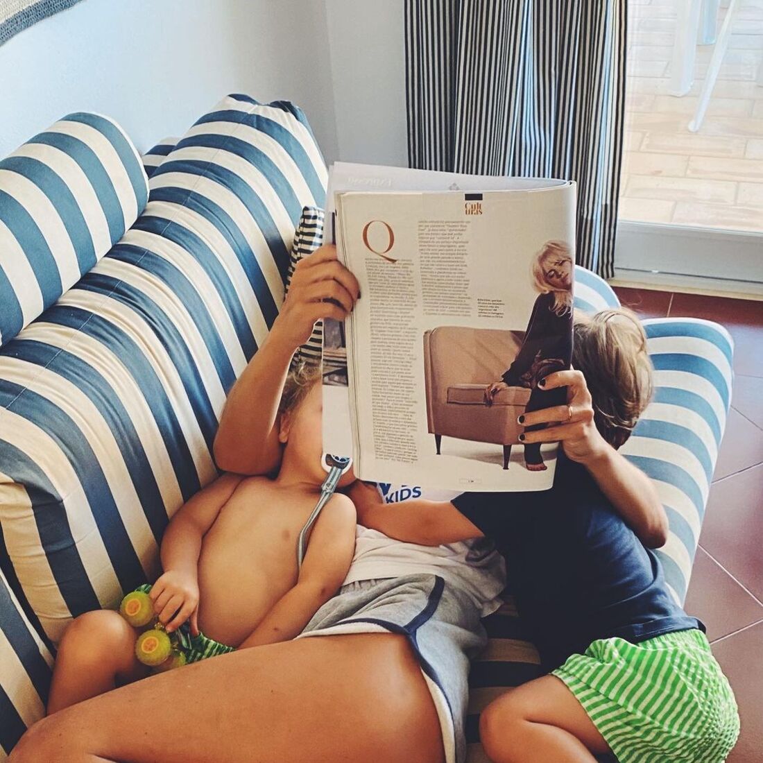 inês herédia, tomás, luís, filhos, gémeos