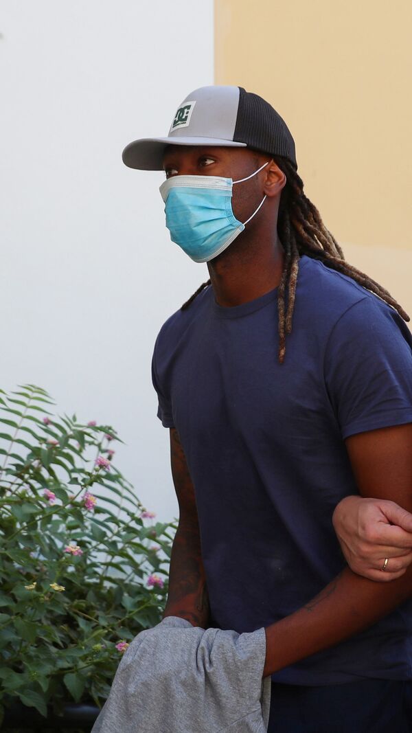 Rúben Semedo em tribunal, na Grécia