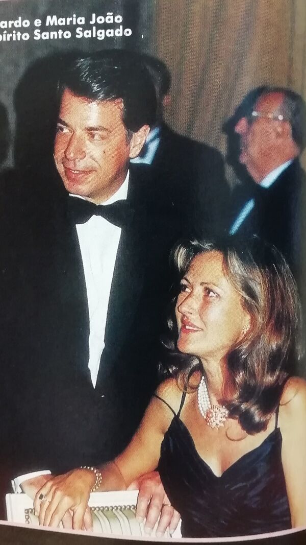 Maria João e Ricardo Salgado