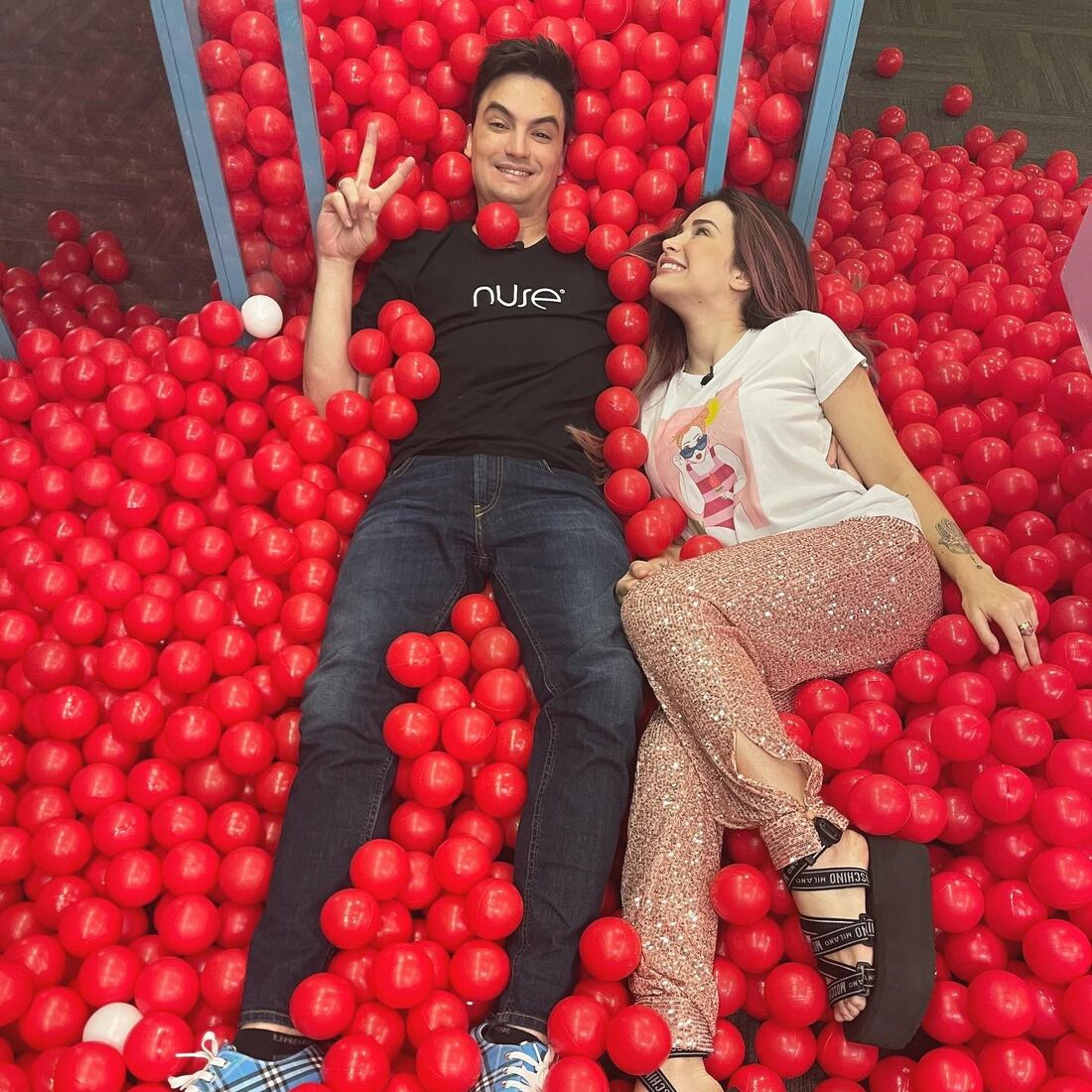 Bruna Gomes e Felipe Neto