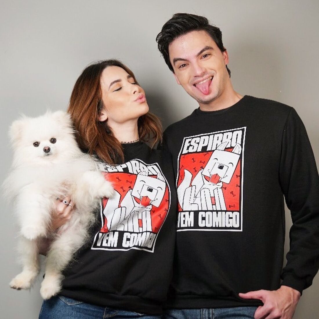 Bruna Gomes e Felipe Neto