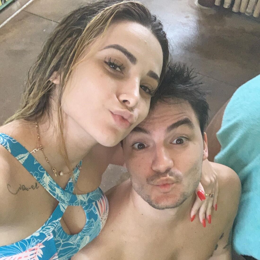 Bruna Gomes e Felipe Neto