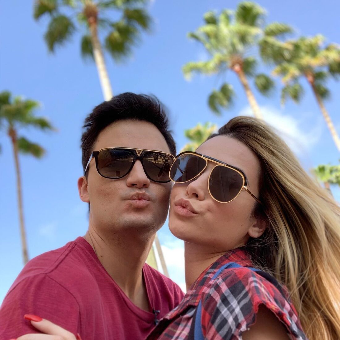 Bruna Gomes e Felipe Neto
