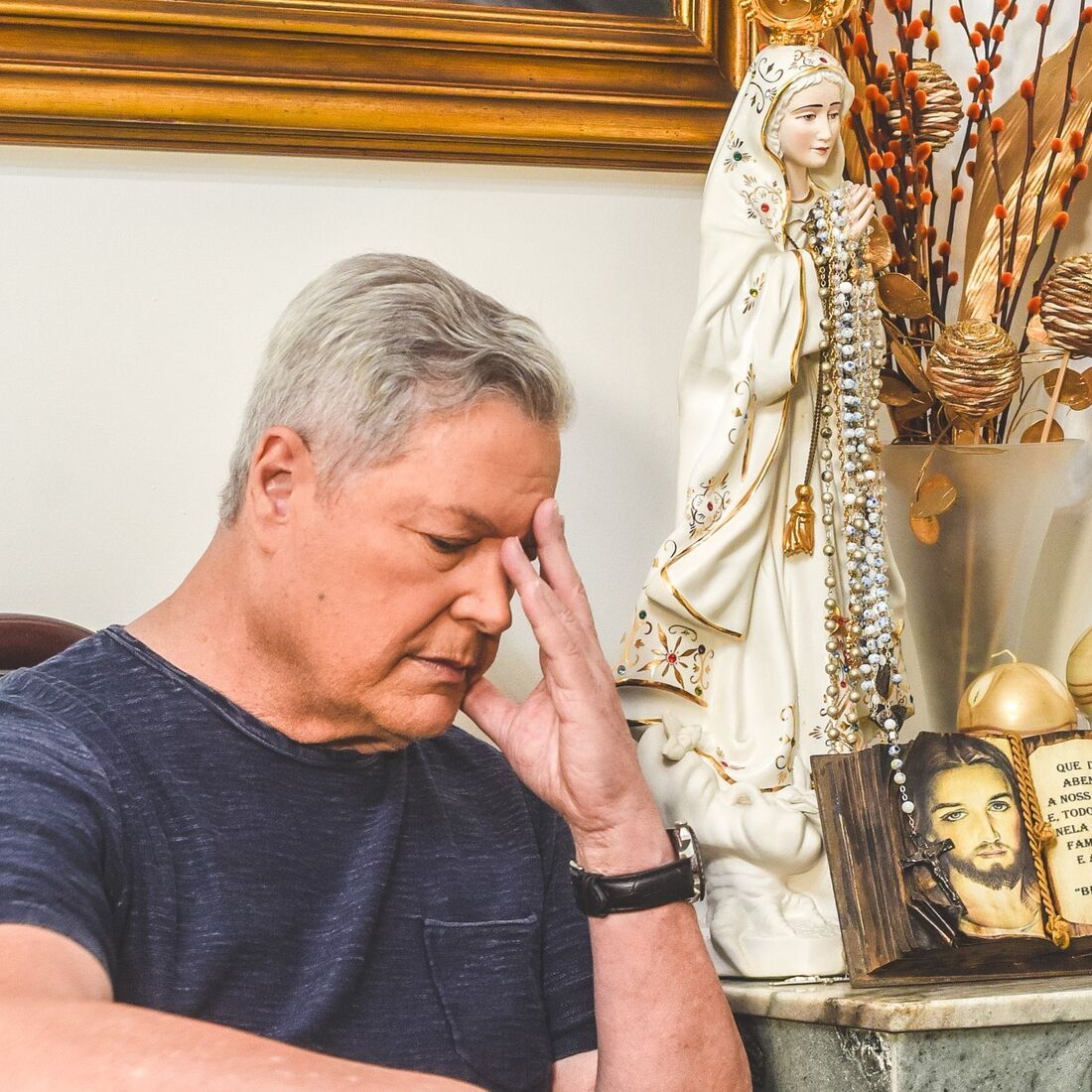 Marco Paulo em casa