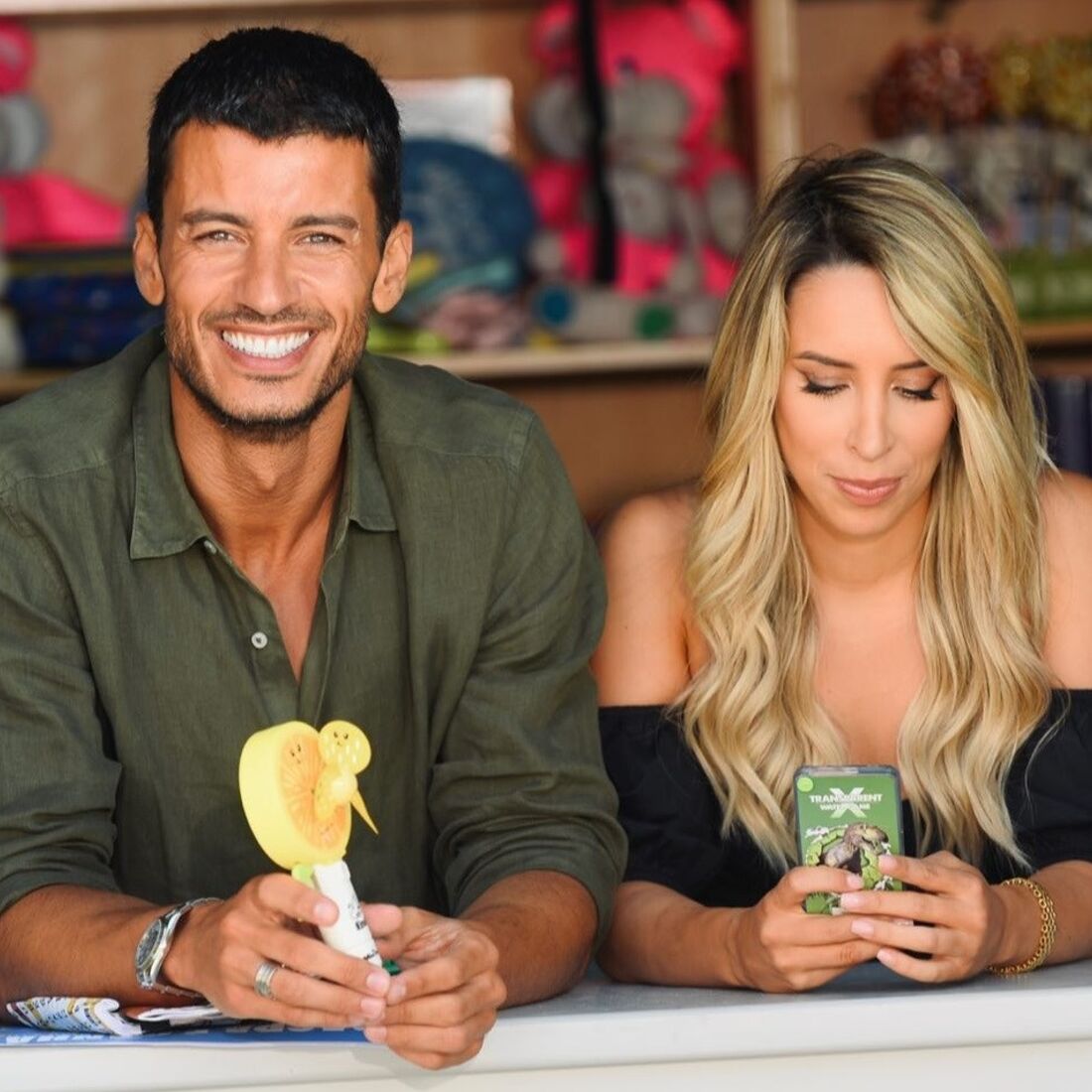 Ruben Rua e Helena Coelho na 'Rua das Flores'