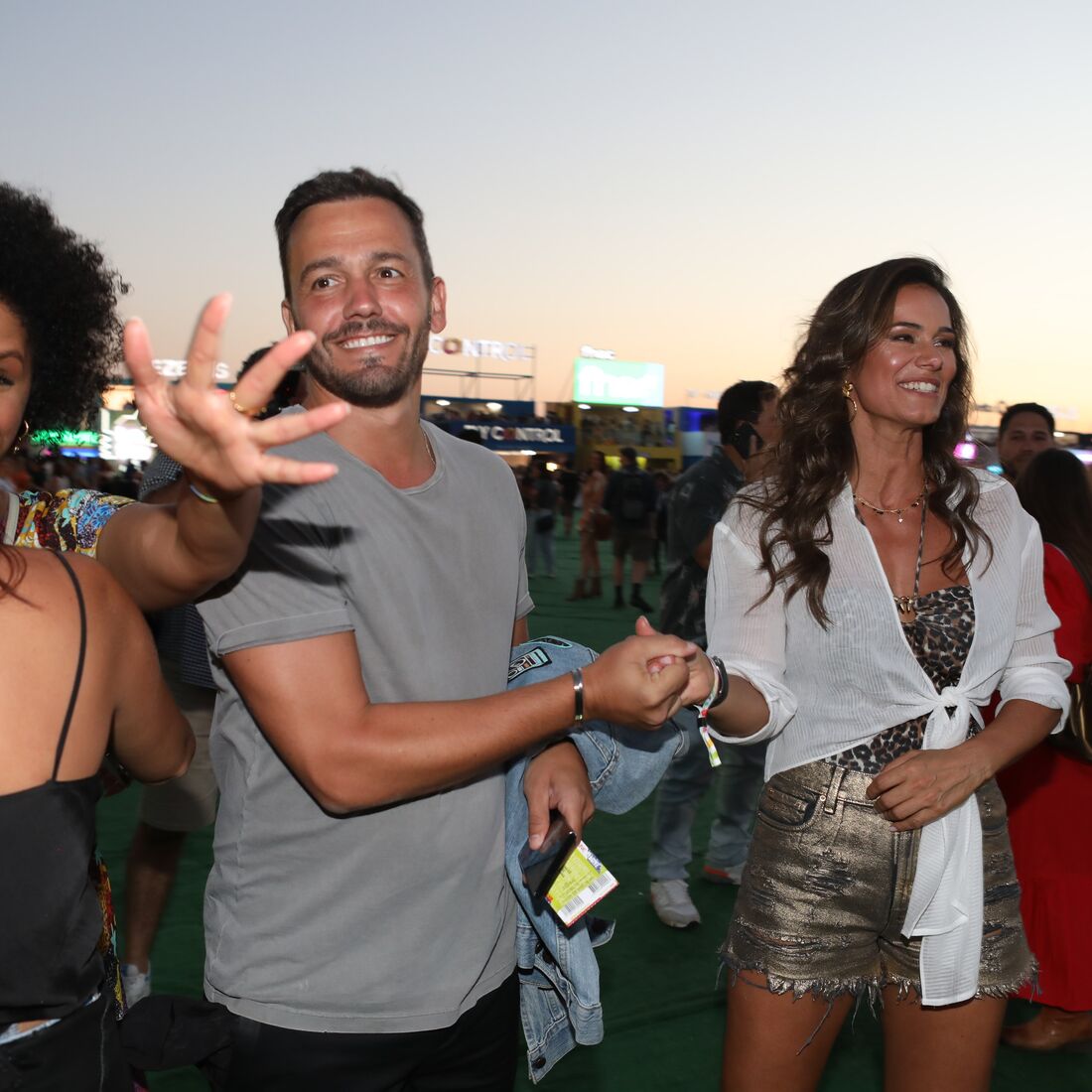 Claudia Vieira e Pedro Teixeira 