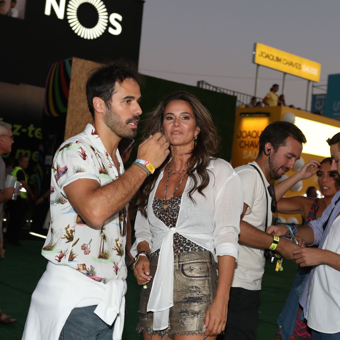 Claudia Vieira e Pedro Teixeira 