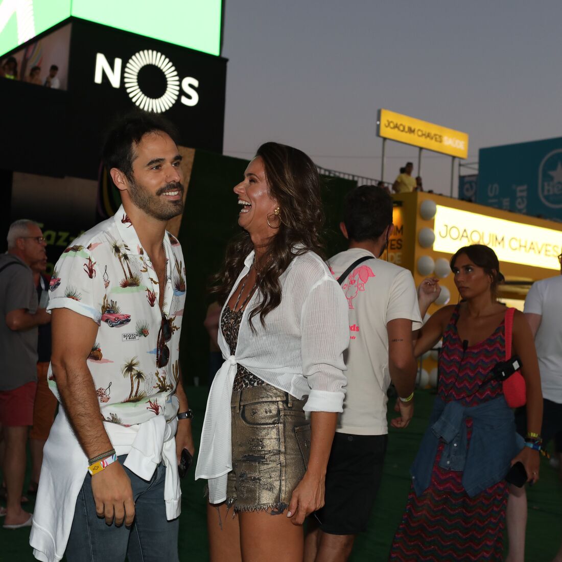 Claudia Vieira e Pedro Teixeira 