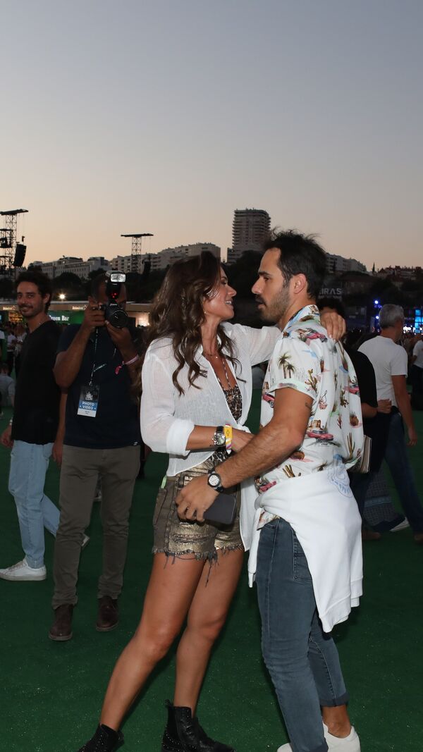 Claudia Vieira e Pedro Teixeira