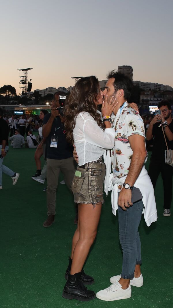 Claudia Vieira e Pedro Teixeira
