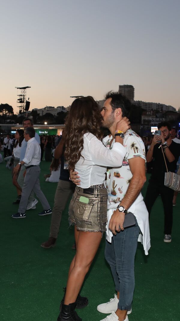 Claudia Vieira e Pedro Teixeira