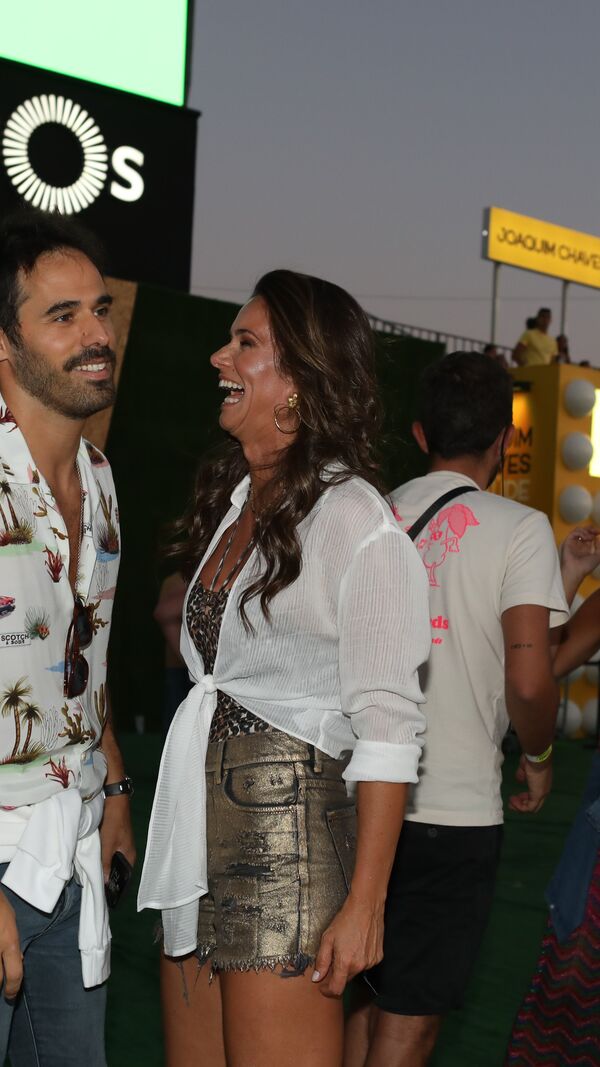Claudia Vieira e Pedro Teixeira