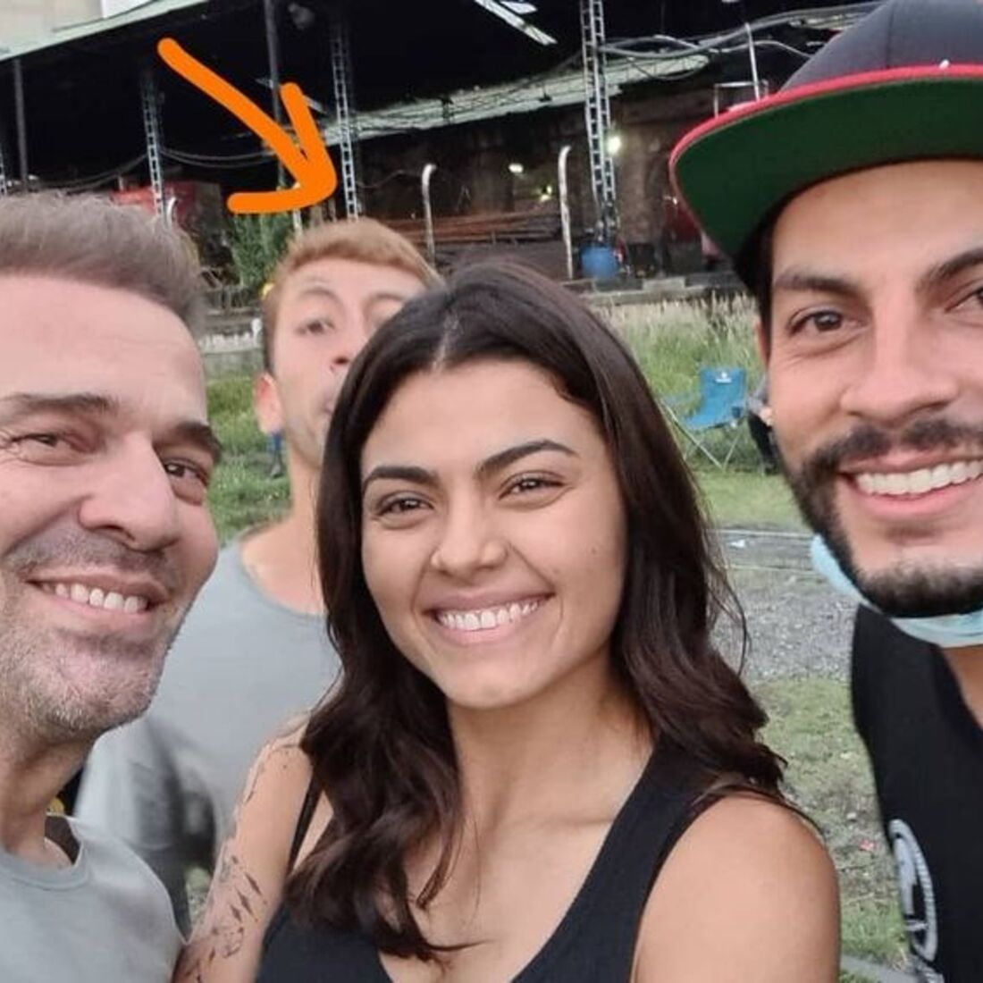 Pêpê Rapazote nas gravações de 'Rainha do Sul'