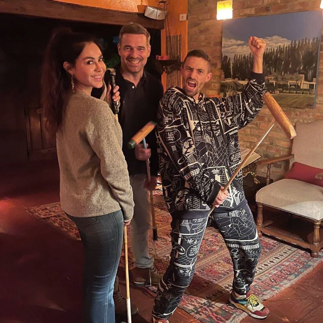 Pêpê Rapazote nas gravações de 'Rainha do Sul'