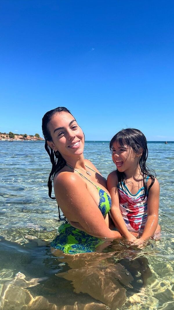 Georgina Rodríguez com Eva