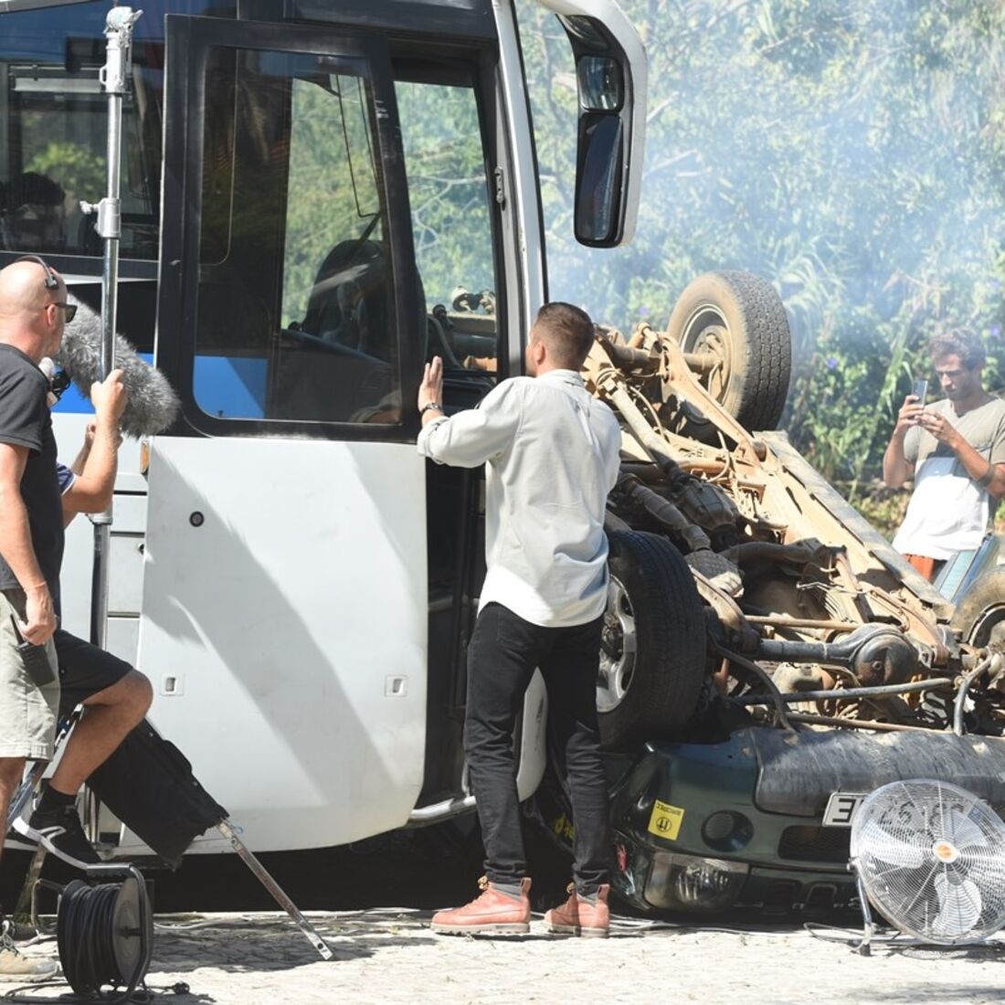 Sangue Oculto, novela, sic, bastidores, gravações