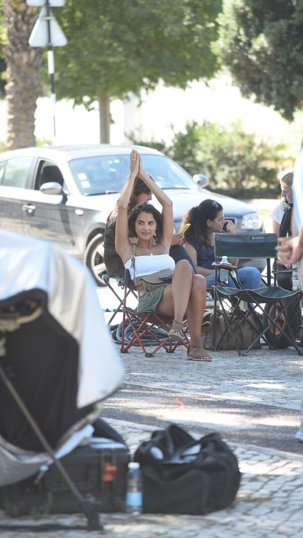 Sangue Oculto, novela, sic, bastidores, gravações