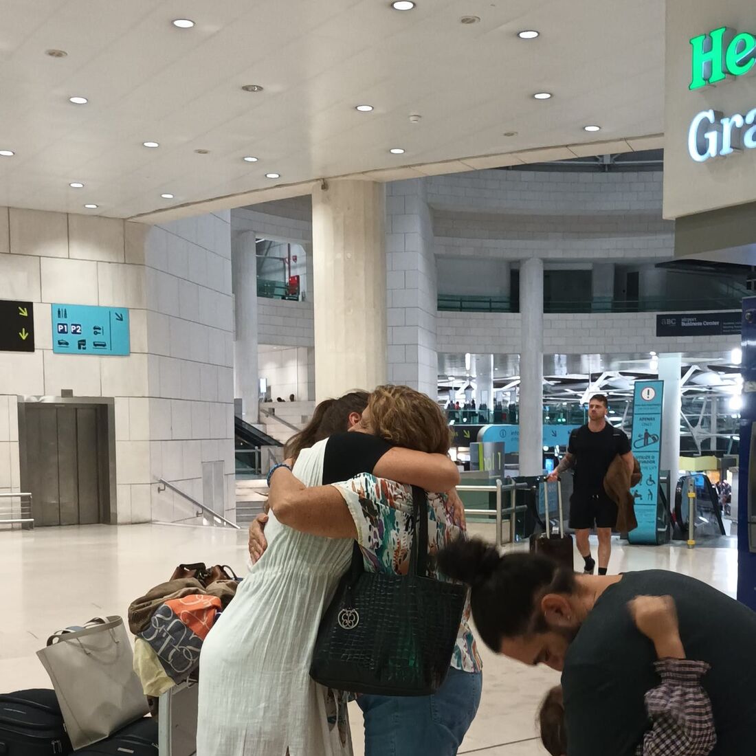 Laura Galvão e a filha