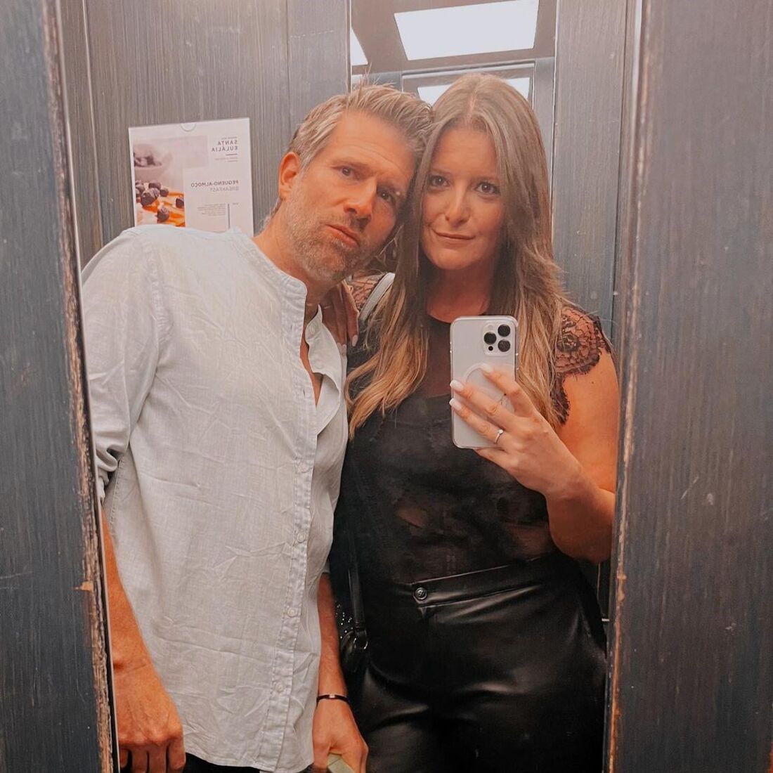 Maria Botelho Moniz e o noivo, Pedro Bianchi