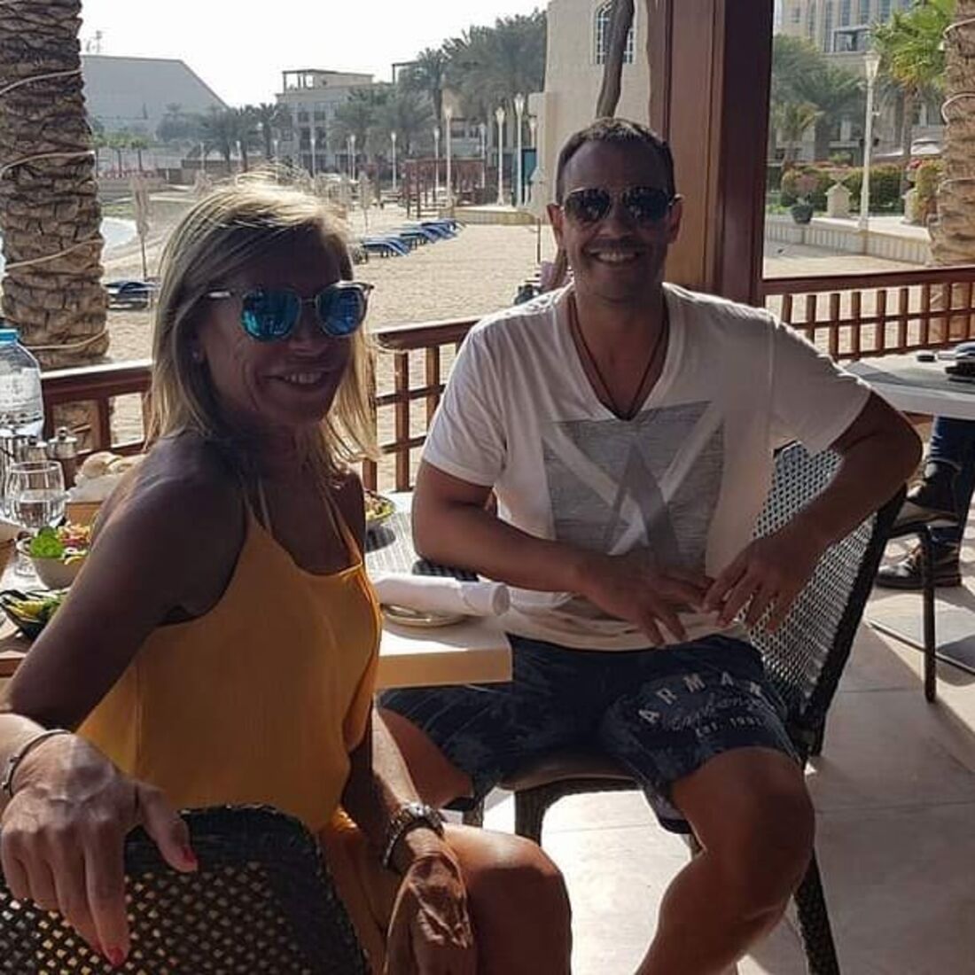  Zulmira Ferreira com o filho, Eddie Ferrer