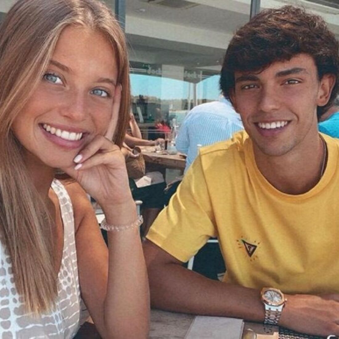 Margarida Corceiro e João Félix