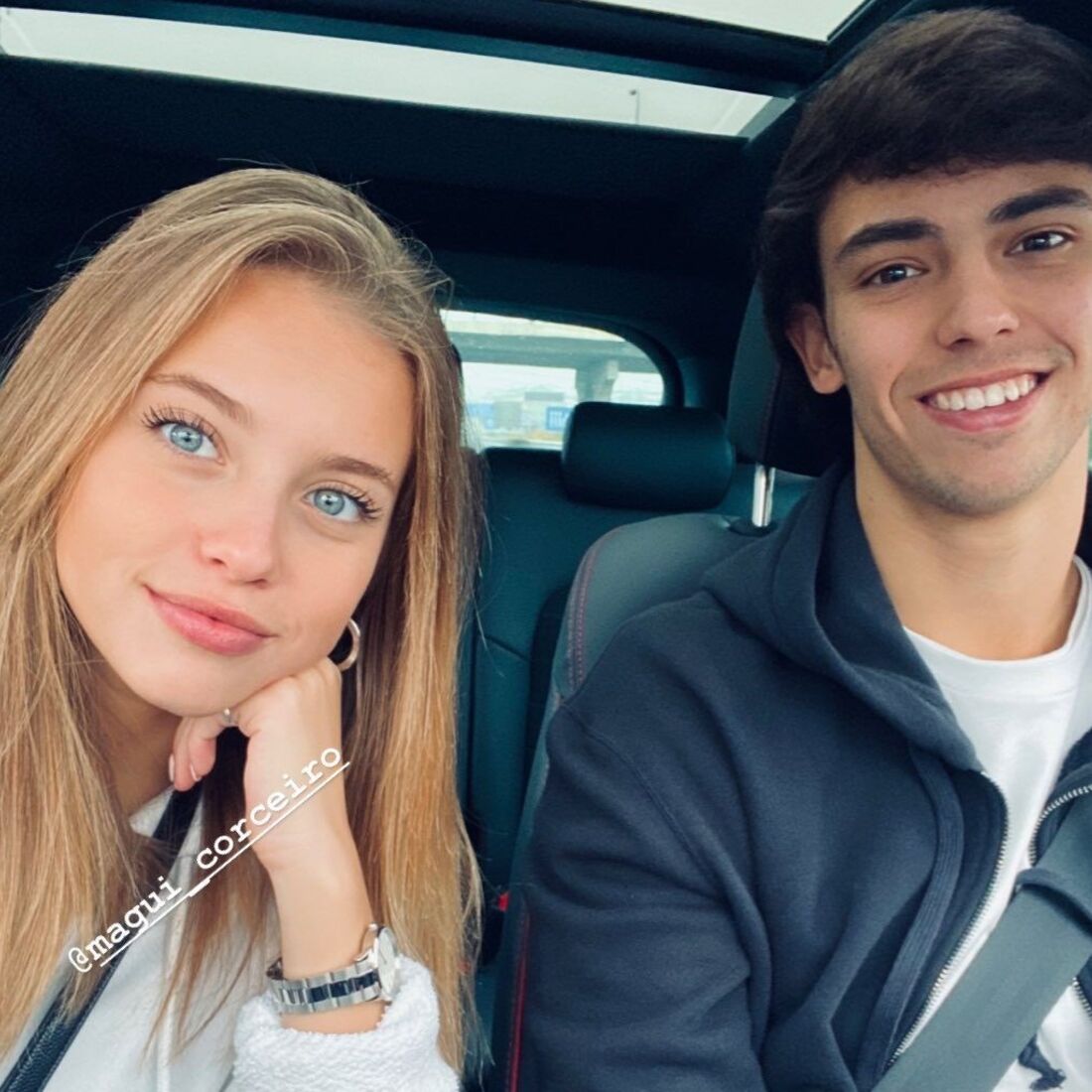 Margarida Corceiro e João Félix