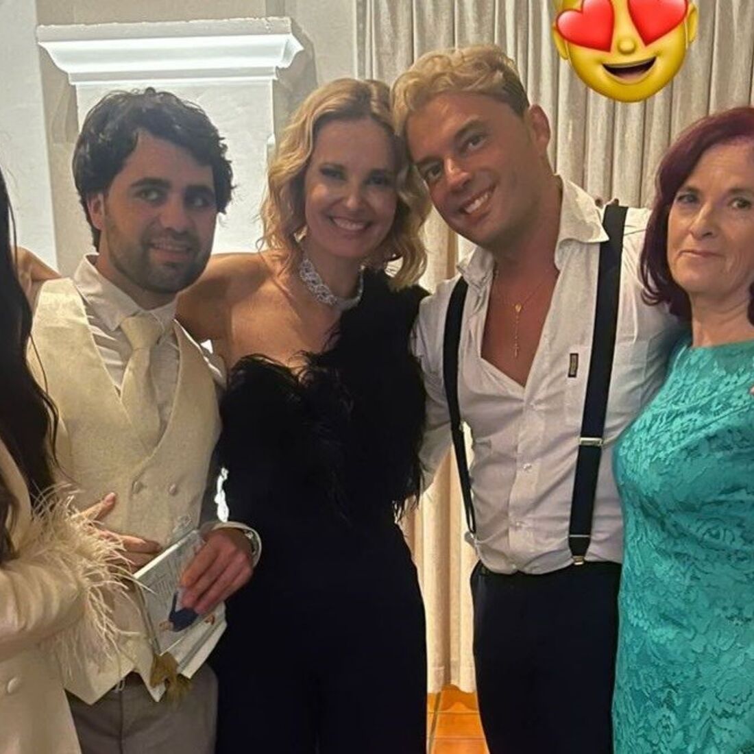 Cristina Ferreira com Sérgio Rossi e familiares