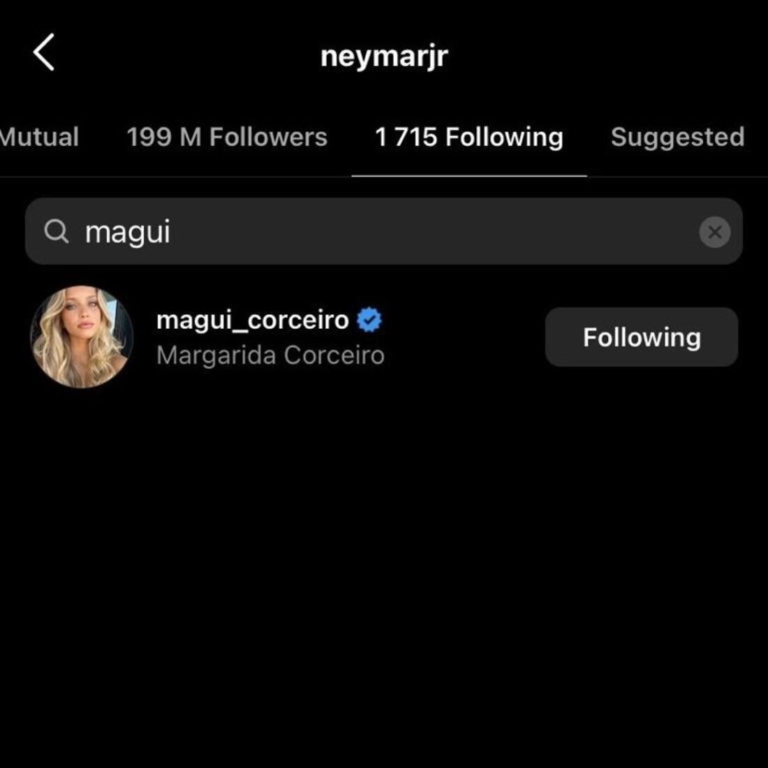 margarida corceiro, neymar