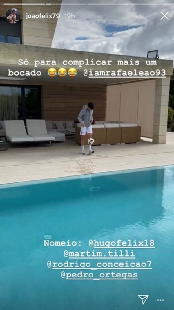 A casa de João Félix em Madrid