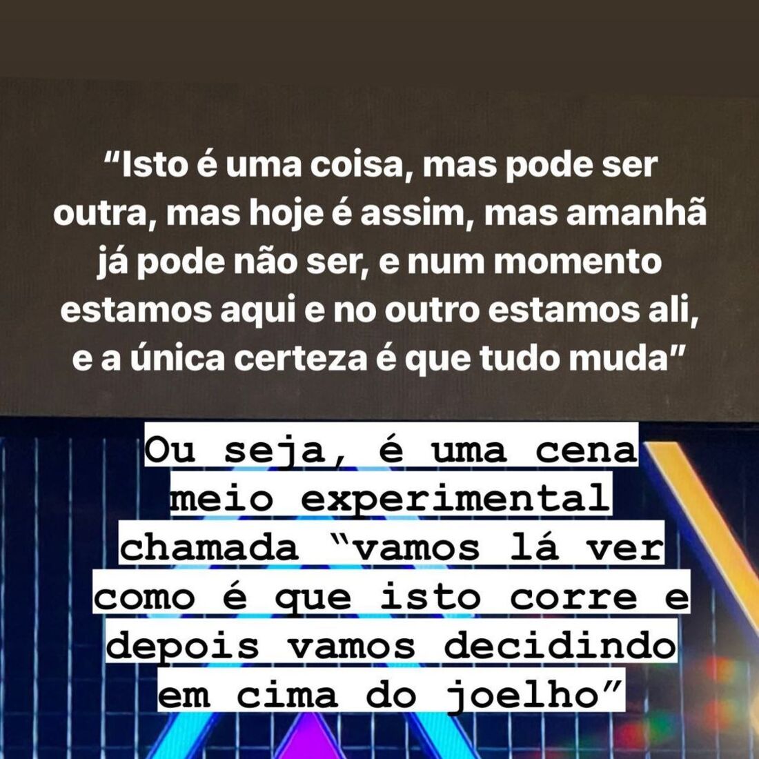 Pipoca estreia de 'O Triângulo 