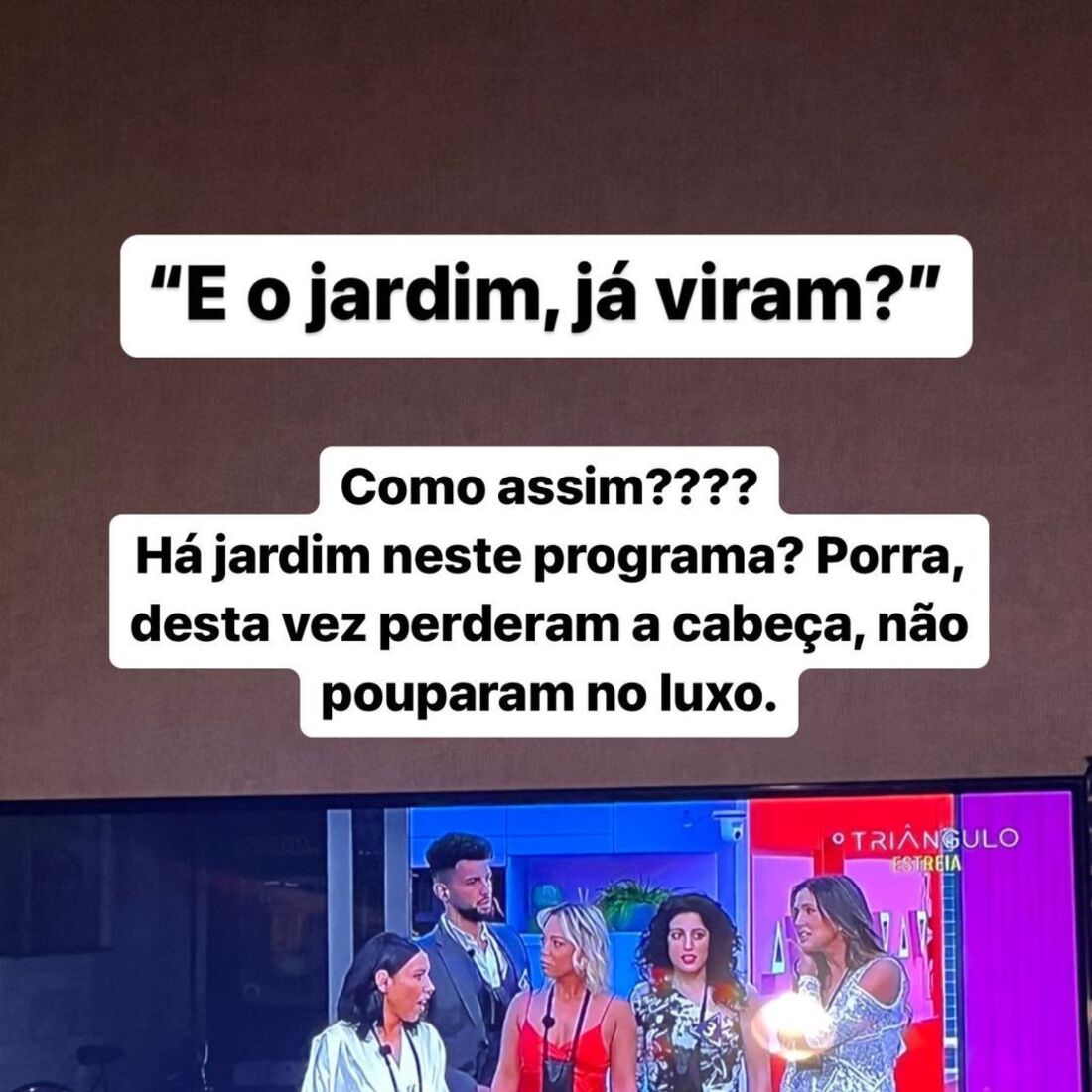 Pipoca estreia de 'O Triângulo 