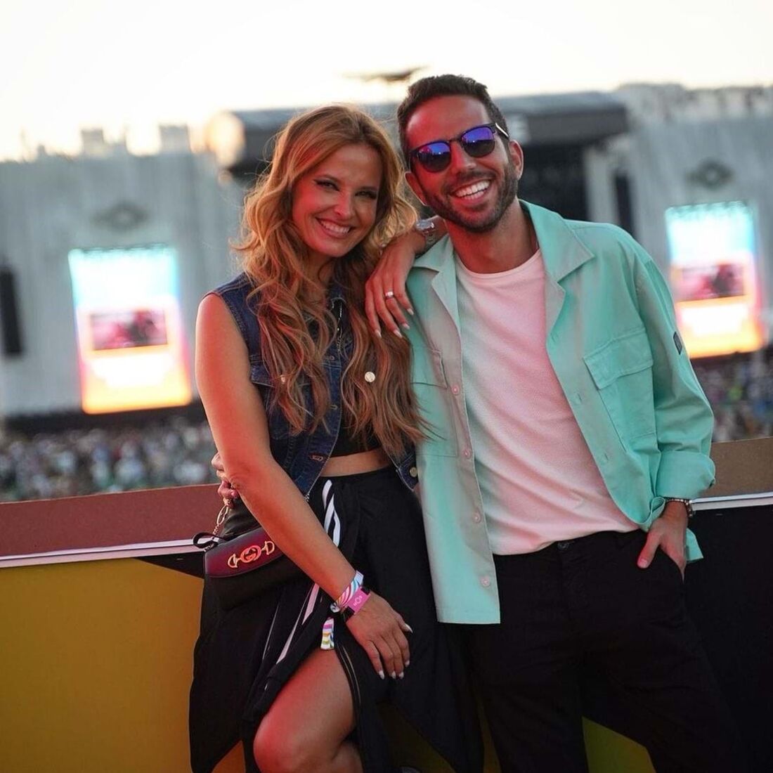 Rubinho Correia e Cristina Ferreira