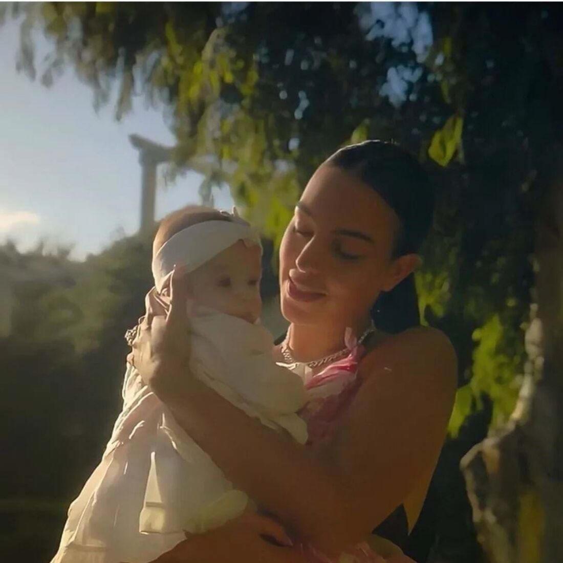 Georgina Rodríguez com os filhos