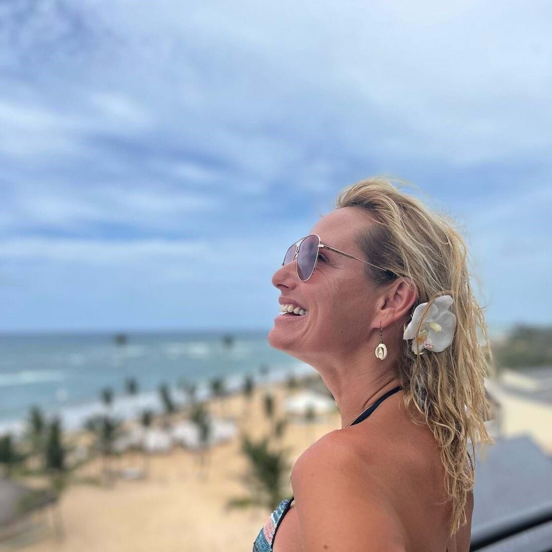 Fernanda Serrano, férias em Punta Cana