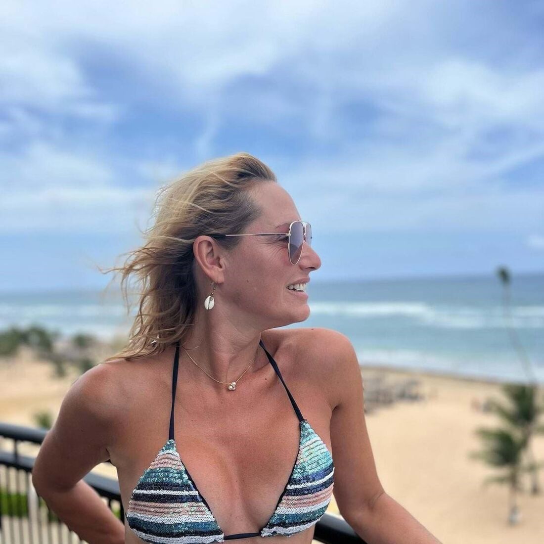 Fernanda Serrano, férias em Punta Cana