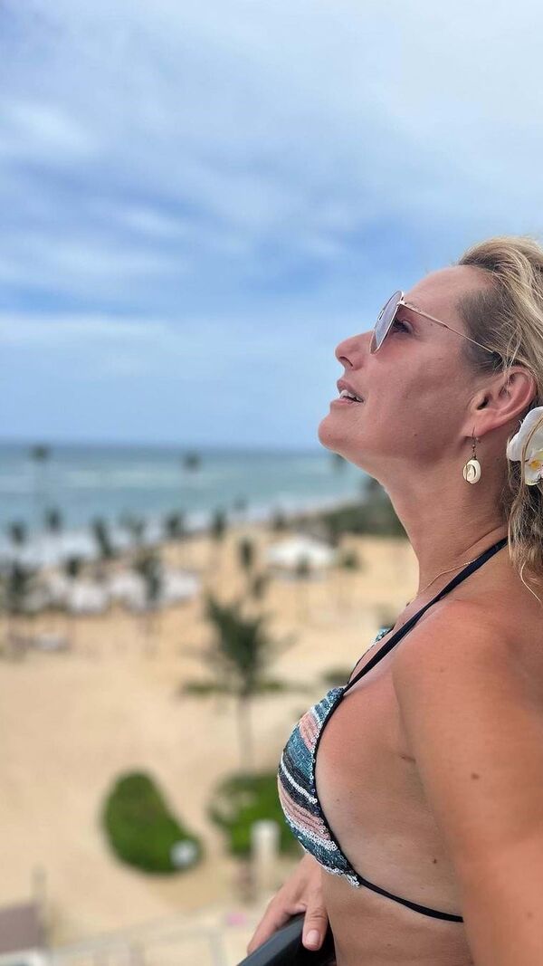 Fernanda Serrano, férias em Punta Cana