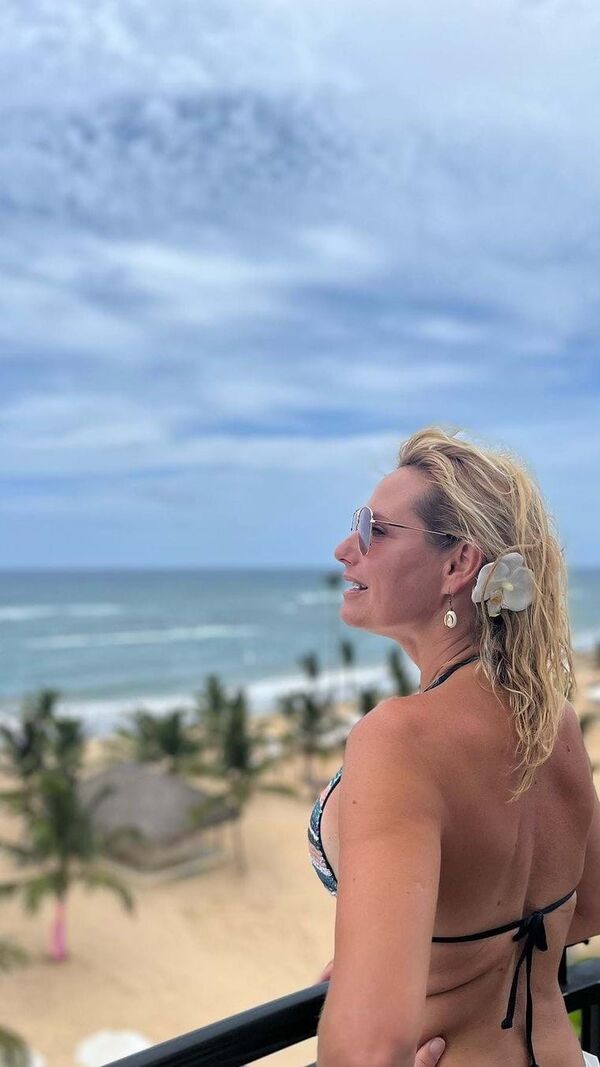 Fernanda Serrano, férias em Punta Cana