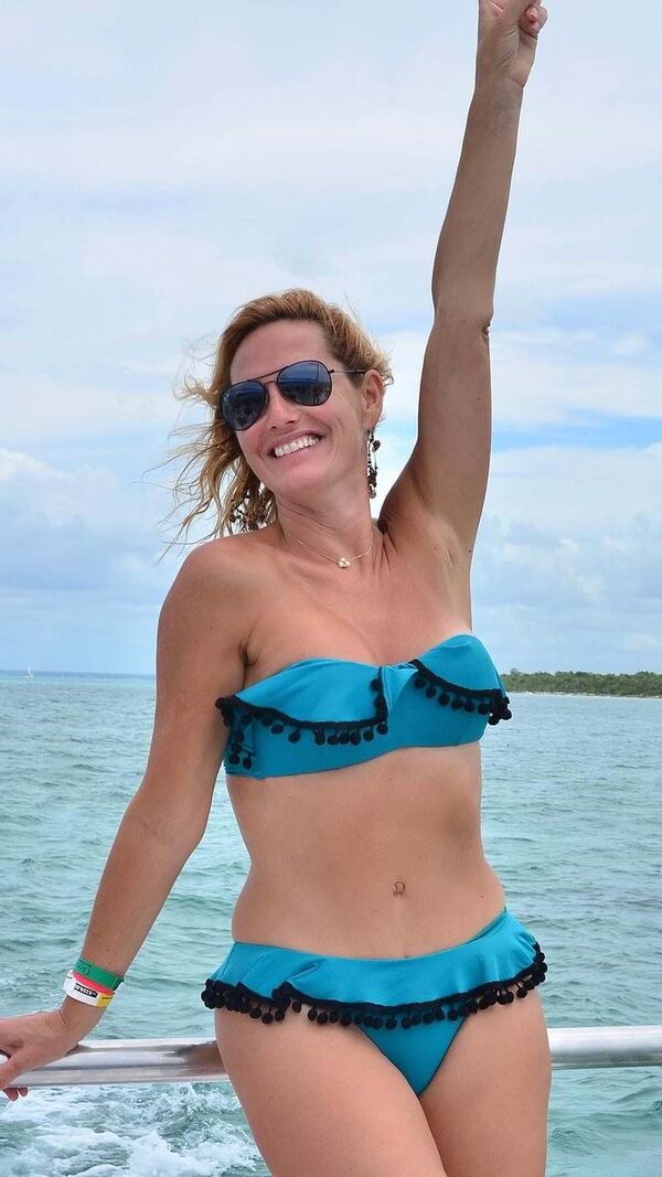 Fernanda Serrano, férias em Punta Cana
