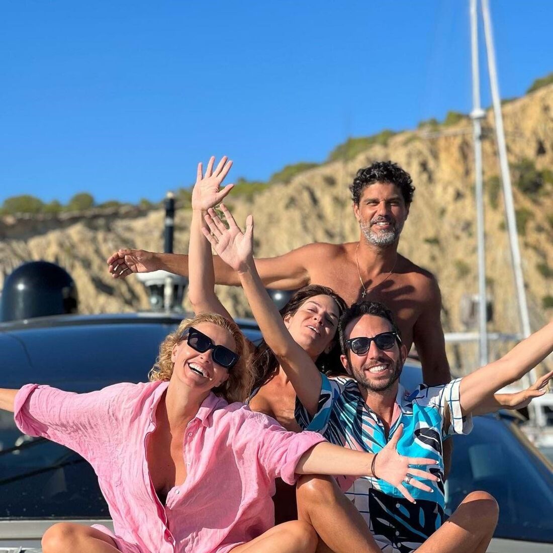 Férias de Cristina Ferreira com Bruno Cabrerizo, Catarina Duarte e Rubinho Correia