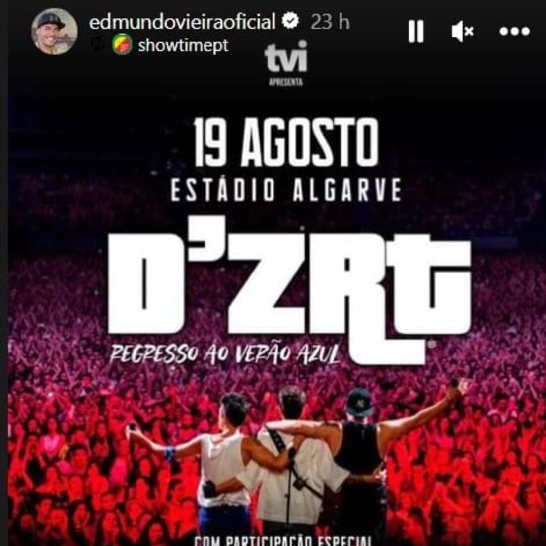 D'ZRT, Angélico Vieira, Edmundo Vieira, Cifrão, Paulo Vintém, FF, Estádio Algarve