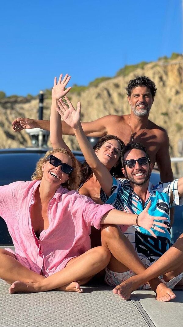 Férias de Cristina Ferreira com Bruno Cabrerizo, Catarina Duarte e Rubinho Correia