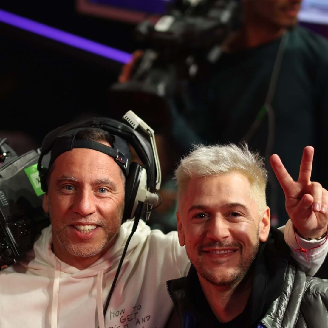 Bernardo Sousa e Jorge Frade no 'Dança'