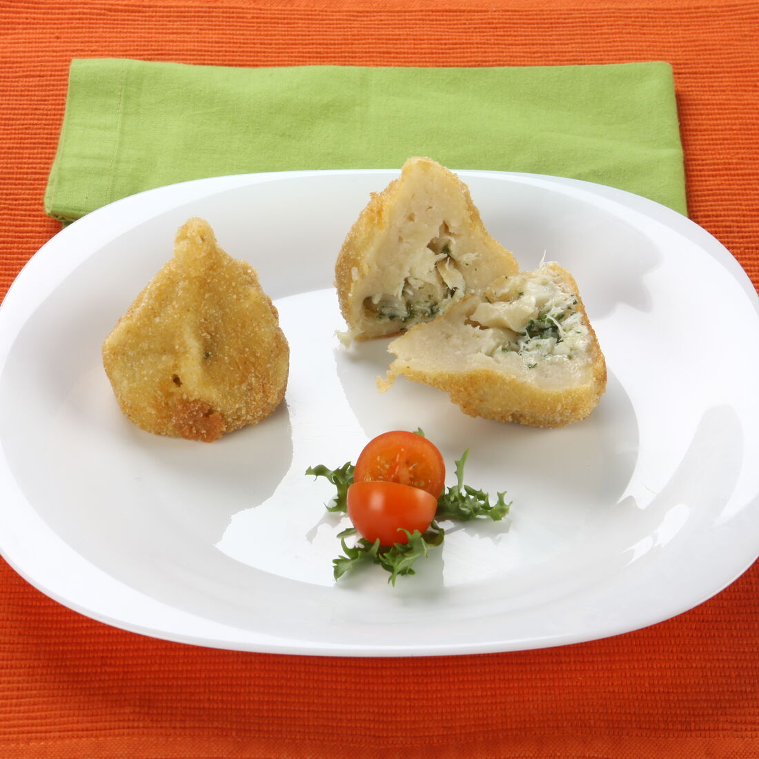 Coxinhas de bacalhau