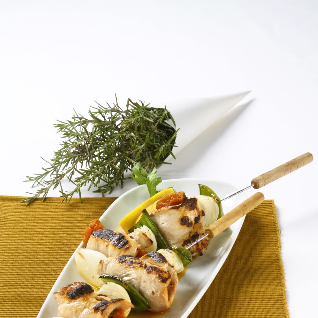 Espetada de Peru com Farinheira 