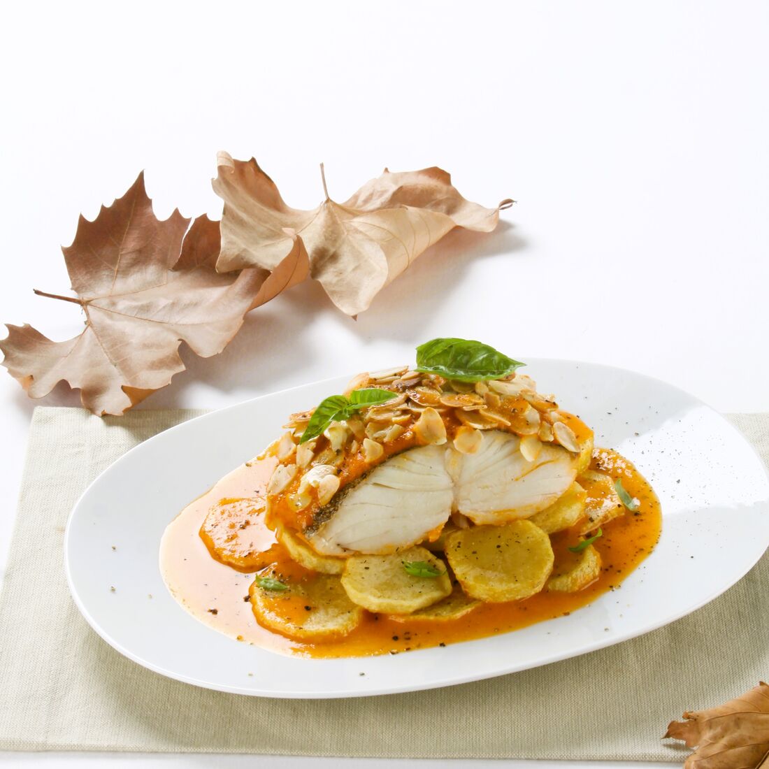 Bacalhau com Amêndoas