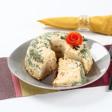 Pudim de peixe e marisco